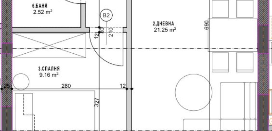 2-стаен – Варна, Бриз